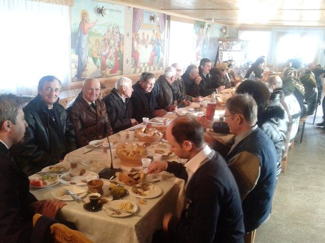 Agapă frățească în ultima Duminica din anul 2013